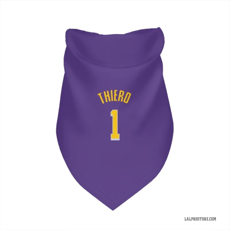 Adou Thiero  Purple Los Angeles Lakers  Cat & Dog Pet Bandana