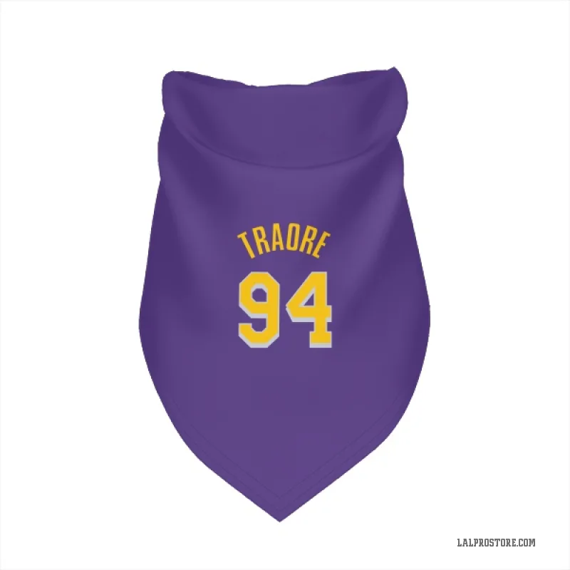 Armel Traore  Purple Los Angeles Lakers  Cat & Dog Pet Bandana