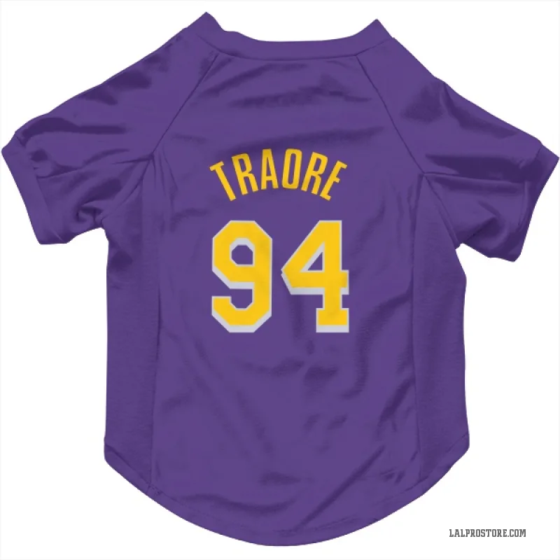Armel Traore  Purple Los Angeles Lakers  Cat & Dog Pet Jersey