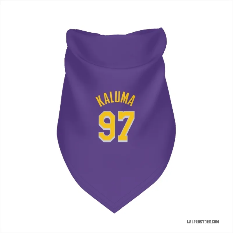 Arthur Kaluma  Purple Los Angeles Lakers  Cat & Dog Pet Bandana