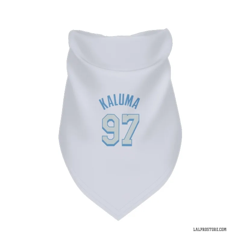 Arthur Kaluma  White Los Angeles Lakers  Cat & Dog Pet Bandana