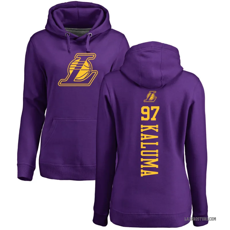 Arthur Kaluma Women's Purple Los Angeles Lakers Branded One Color Backer Pullover Hoodie