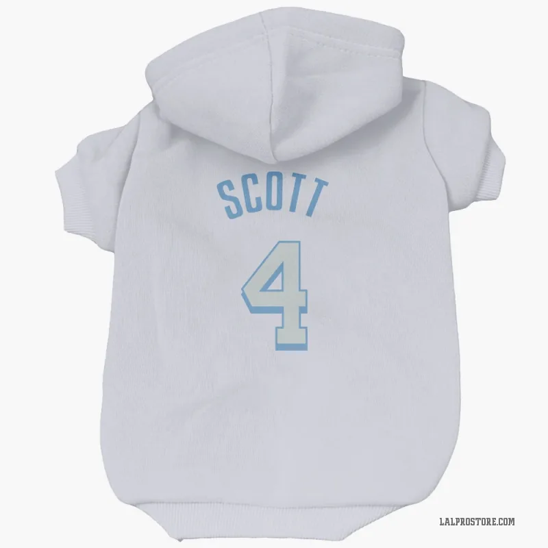 Byron Scott  White Los Angeles Lakers  Cat & Dog Pet Hoodie
