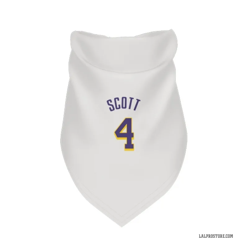 Byron Scott  White Purple Los Angeles Lakers  Cat & Dog Pet Bandana