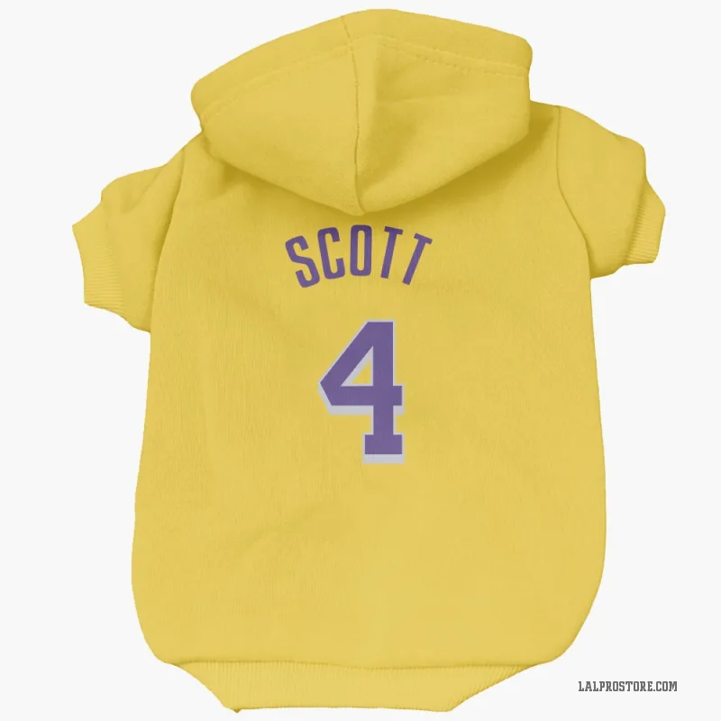 Byron Scott  Yellow Los Angeles Lakers  Cat & Dog Pet Hoodie