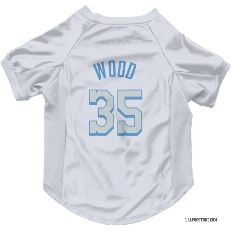 Christian Wood  White Los Angeles Lakers  Cat & Dog Pet Jersey