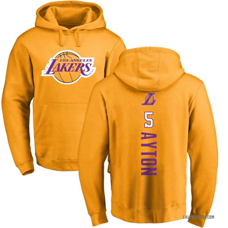 Deandre Ayton Youth Gold Los Angeles Lakers Branded Backer Pullover Hoodie