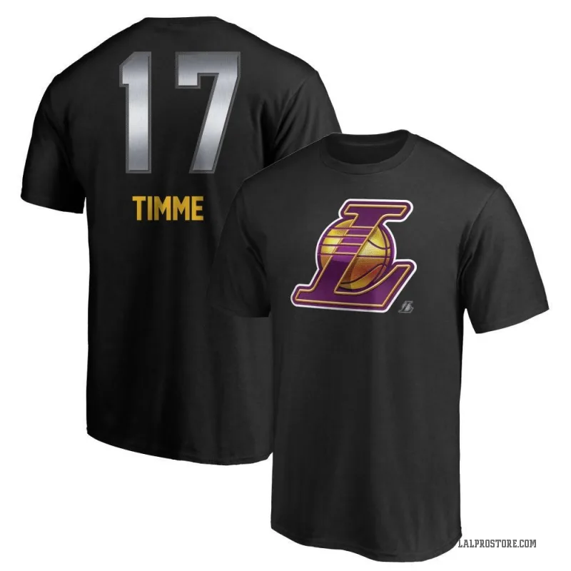 Drew Timme Men's Black Los Angeles Lakers Midnight Mascot T-Shirt