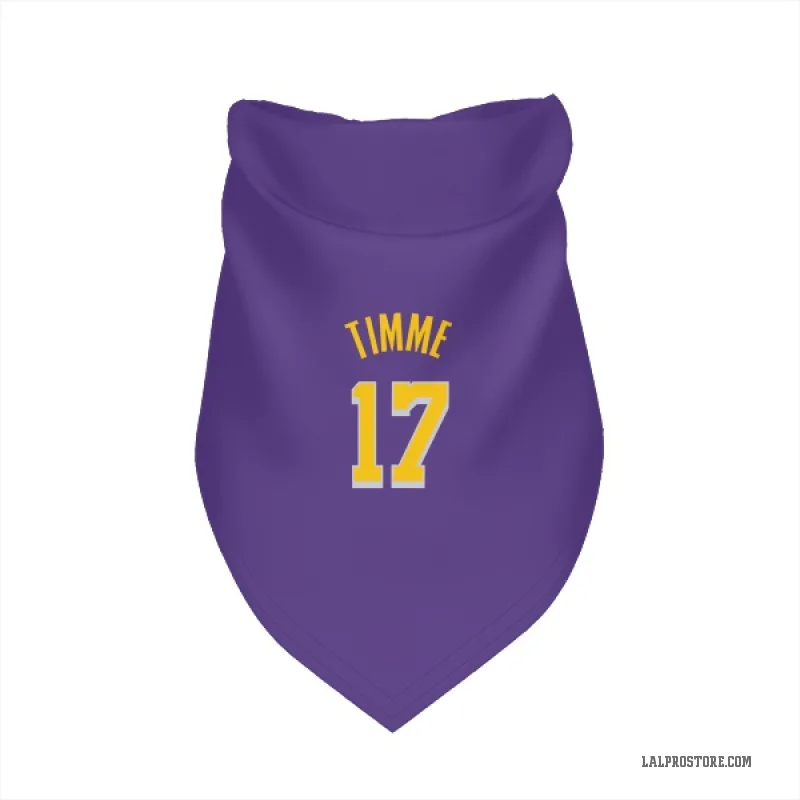 Drew Timme  Purple Los Angeles Lakers  Cat & Dog Pet Bandana