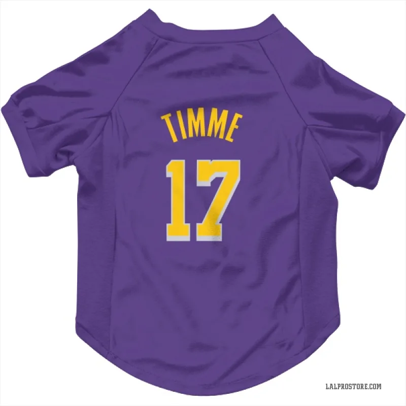 Drew Timme  Purple Los Angeles Lakers  Cat & Dog Pet Jersey