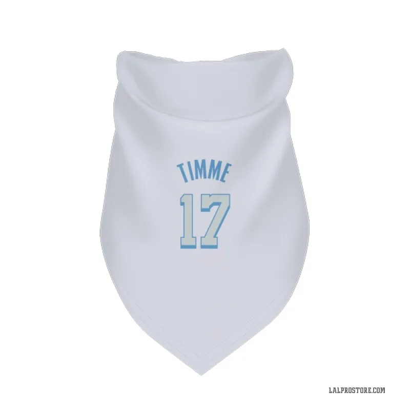 Drew Timme  White Los Angeles Lakers  Cat & Dog Pet Bandana