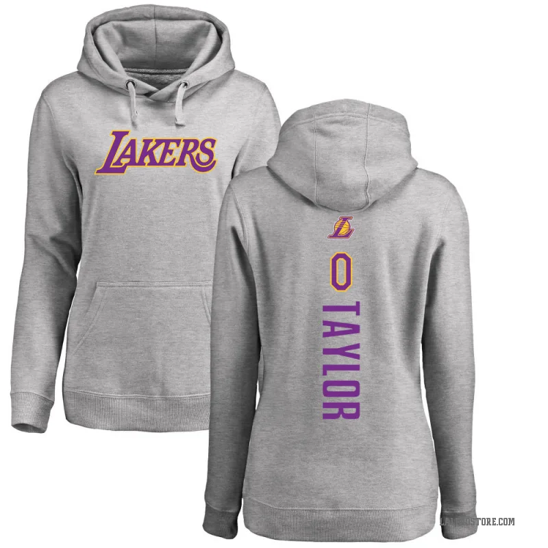 Ethan Taylor Women's Los Angeles Lakers Branded Ash Backer Pullover Hoodie