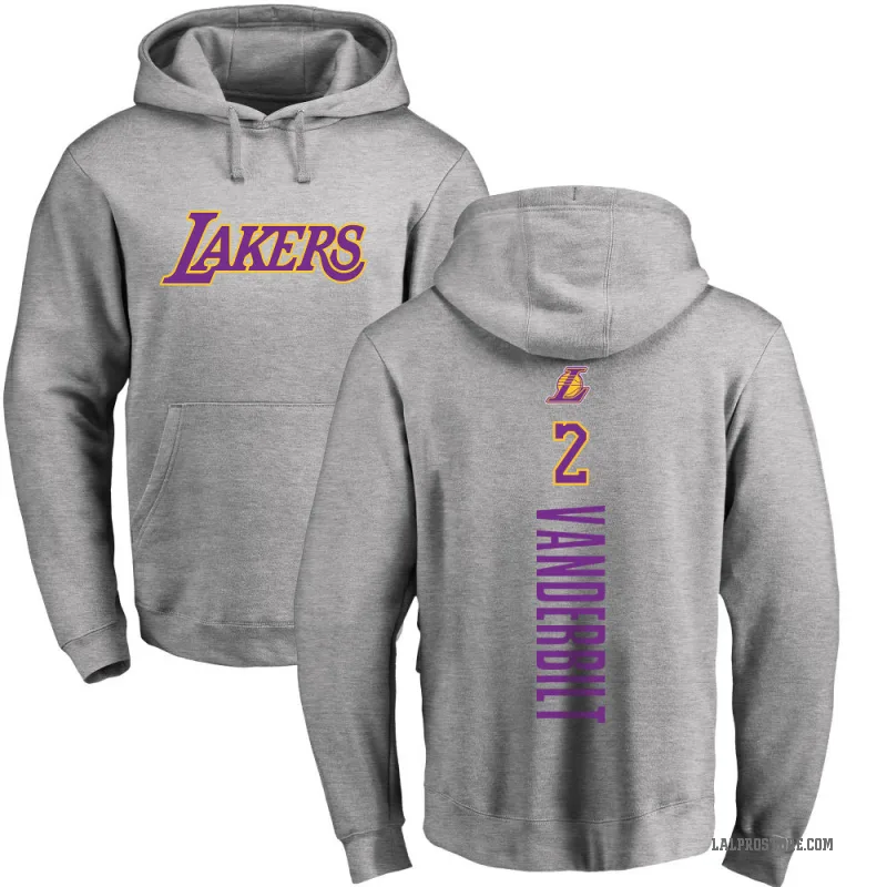 Jarred Vanderbilt Youth Los Angeles Lakers Branded Ash Backer Pullover Hoodie