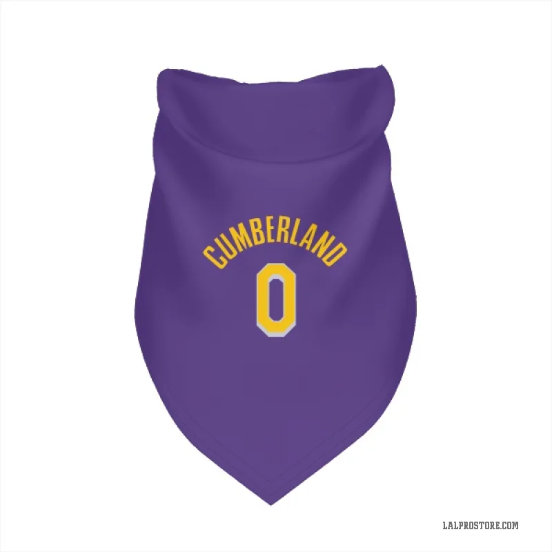 Jarron Cumberland  Purple Los Angeles Lakers  Cat & Dog Pet Bandana