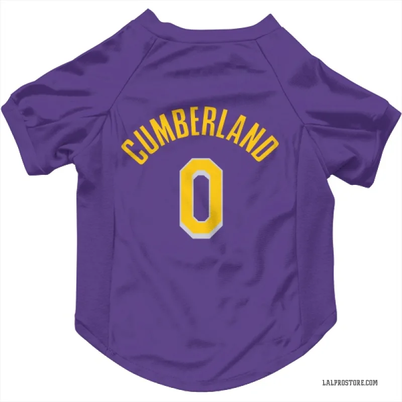 Jarron Cumberland  Purple Los Angeles Lakers  Cat & Dog Pet Jersey