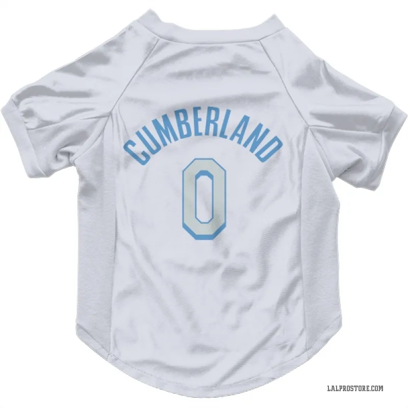 Jarron Cumberland  White Los Angeles Lakers  Cat & Dog Pet Jersey
