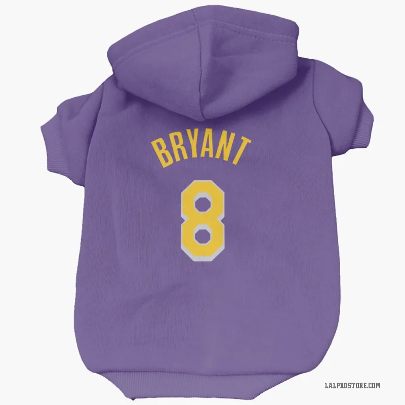 Kobe Bryant  Purple Los Angeles Lakers  Cat & Dog Pet Hoodie