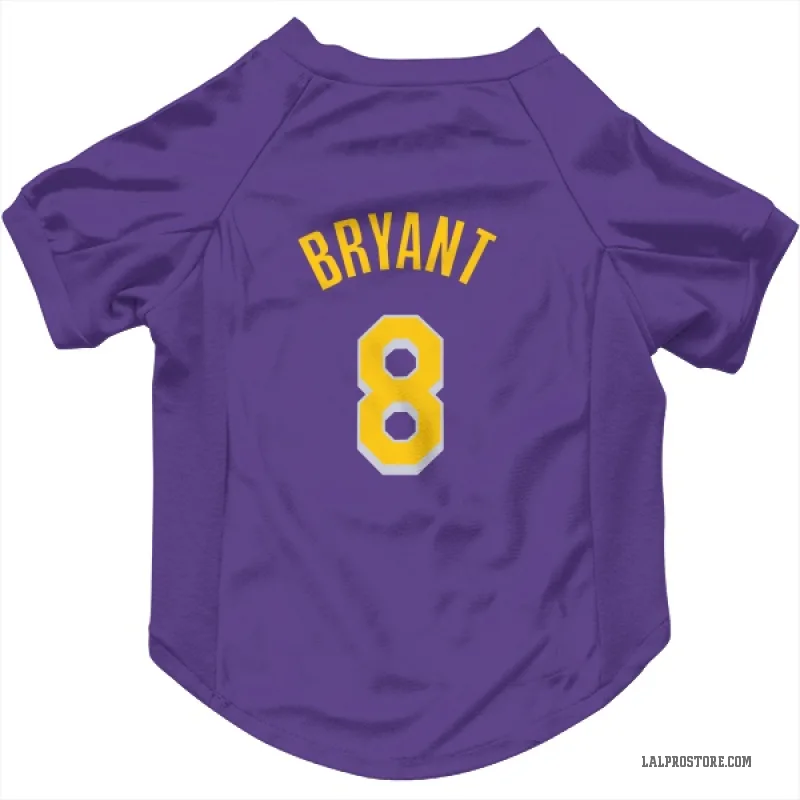 Kobe Bryant  Purple Los Angeles Lakers  Cat & Dog Pet Jersey