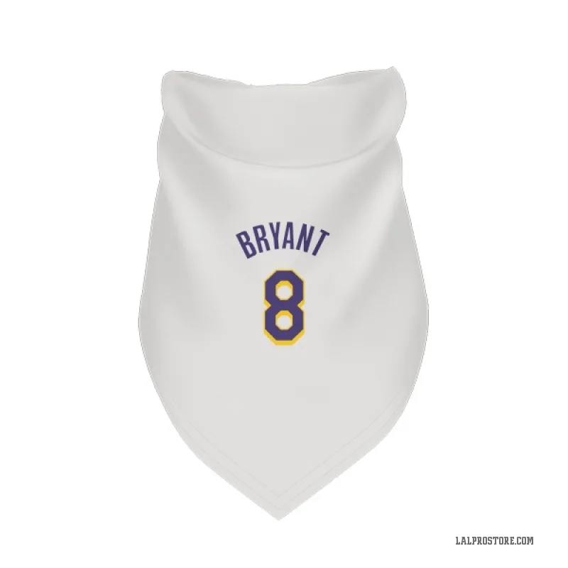 Kobe Bryant  White Purple Los Angeles Lakers  Cat & Dog Pet Bandana