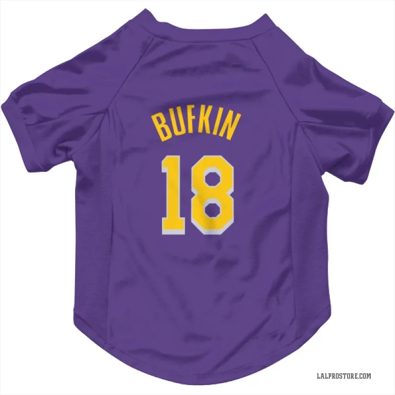 Kobe Bufkin  Purple Los Angeles Lakers  Cat & Dog Pet Jersey