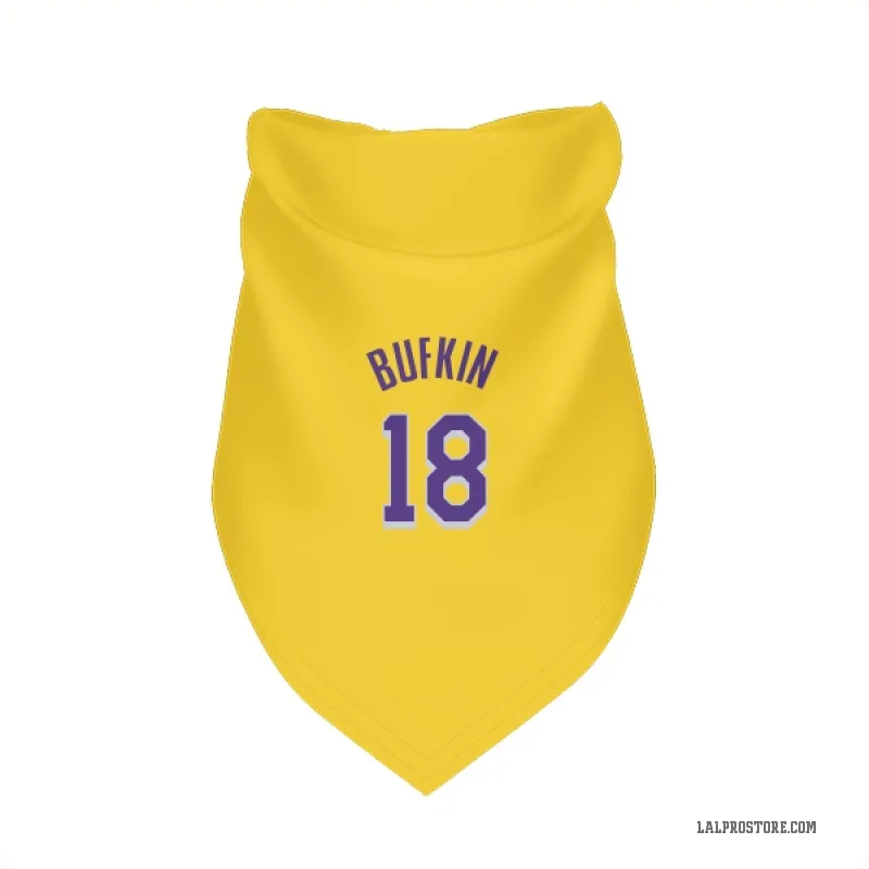 Kobe Bufkin  Yellow Los Angeles Lakers  Cat & Dog Pet Bandana