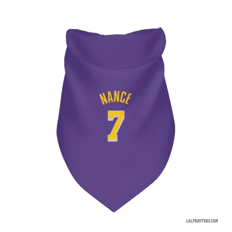 Larry Nance  Purple Los Angeles Lakers  Cat & Dog Pet Bandana