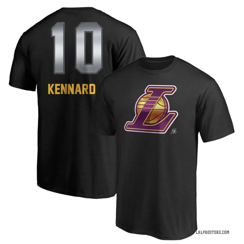 Luke Kennard Men's Black Los Angeles Lakers Midnight Mascot T-Shirt