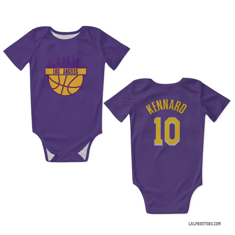 Luke Kennard  Purple Los Angeles Lakers  Newborn & Infant Bodysuit
