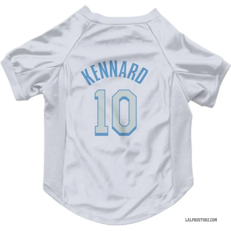 Luke Kennard  White Los Angeles Lakers  Cat & Dog Pet Jersey