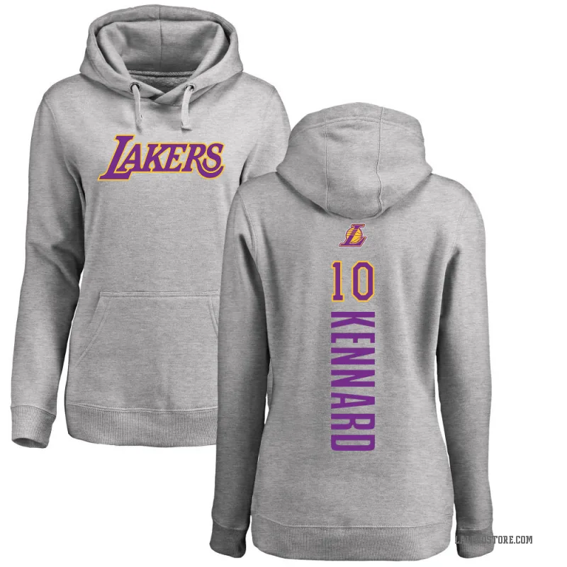 Luke Kennard Women's Los Angeles Lakers Branded Ash Backer Pullover Hoodie