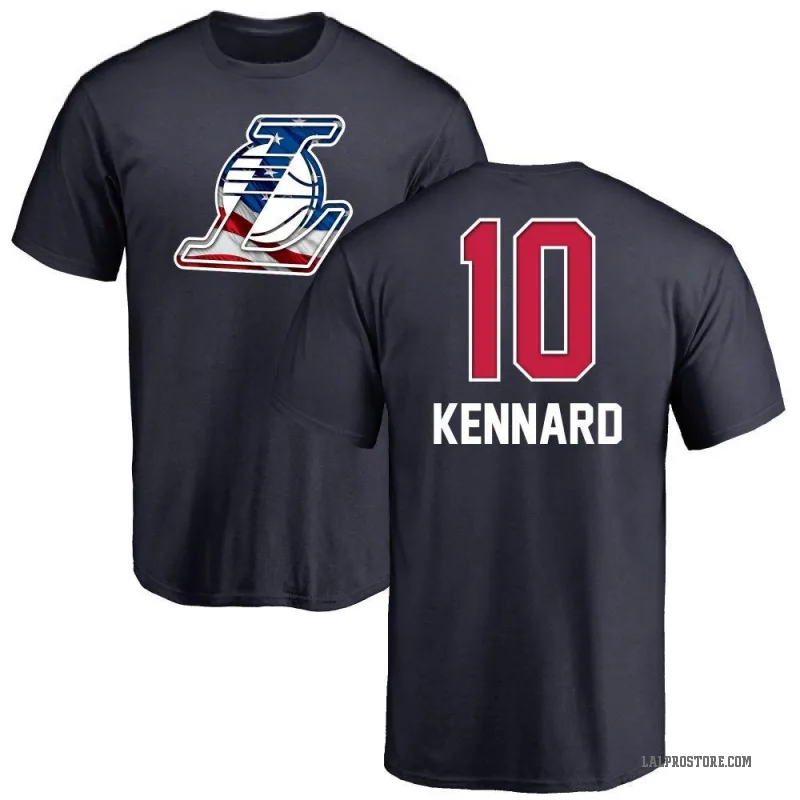 Luke Kennard Youth Navy Los Angeles Lakers Name and Number Banner Wave T-Shirt