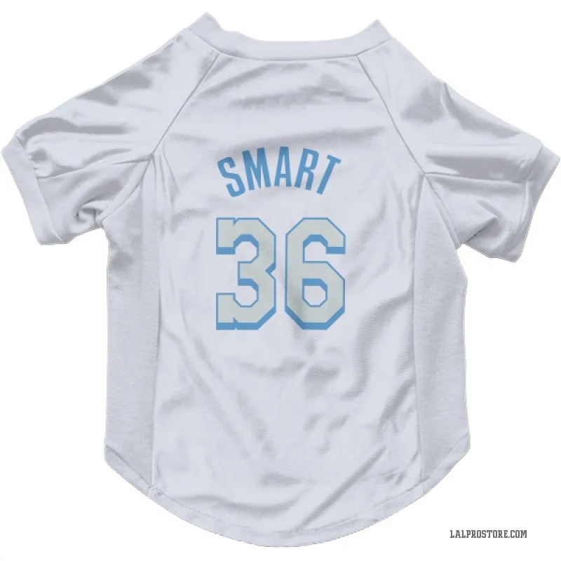 Marcus Smart  White Los Angeles Lakers  Cat & Dog Pet Jersey