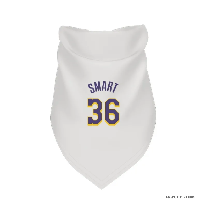 Marcus Smart  White Purple Los Angeles Lakers  Cat & Dog Pet Bandana