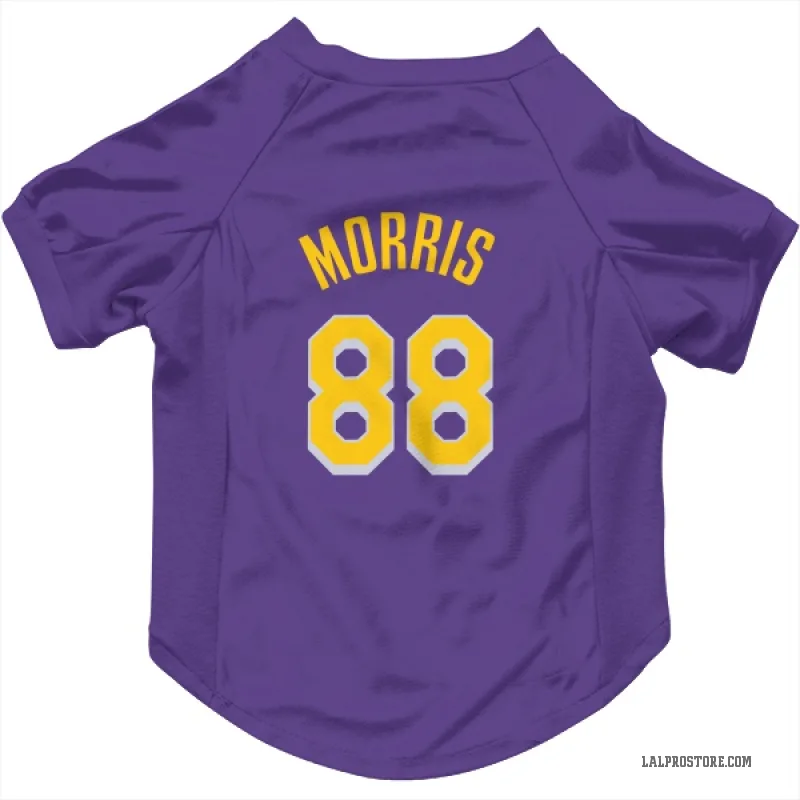 Markieff Morris  Purple Los Angeles Lakers  Cat & Dog Pet Jersey