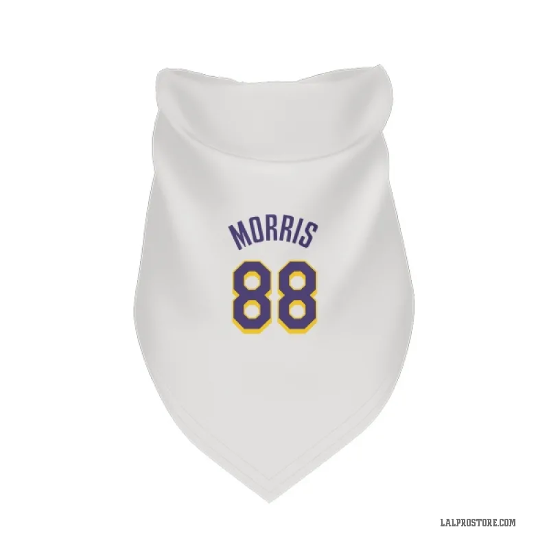 Markieff Morris  White Purple Los Angeles Lakers  Cat & Dog Pet Bandana