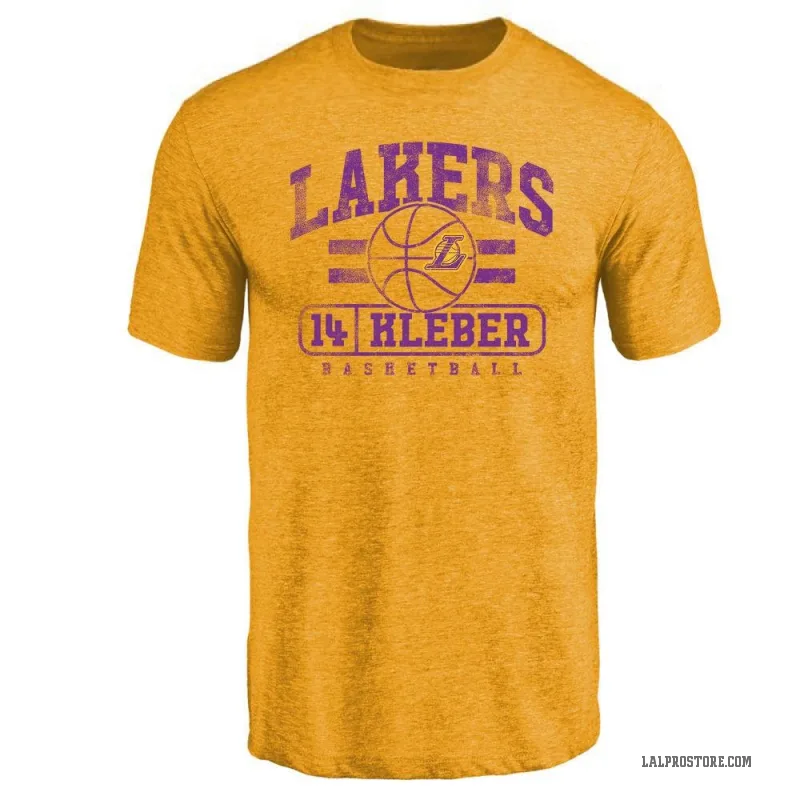 Maxi Kleber Youth Gold Los Angeles Lakers Baseline T-Shirt