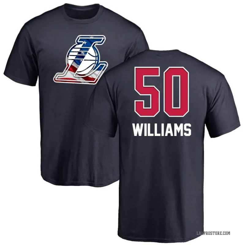 Nate Williams Men's Navy Los Angeles Lakers Name and Number Banner Wave T-Shirt
