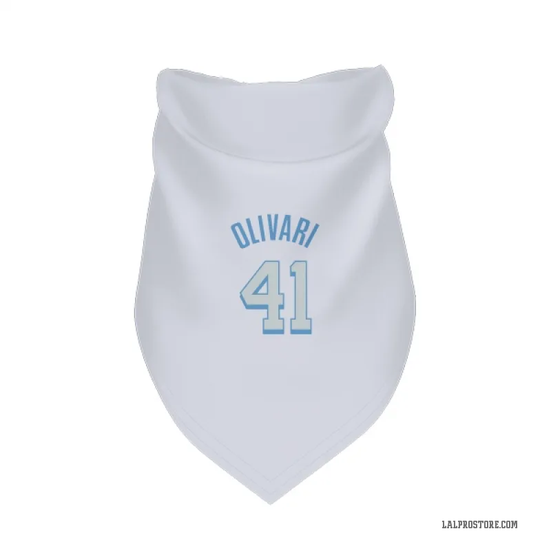 Quincy Olivari  White Los Angeles Lakers  Cat & Dog Pet Bandana