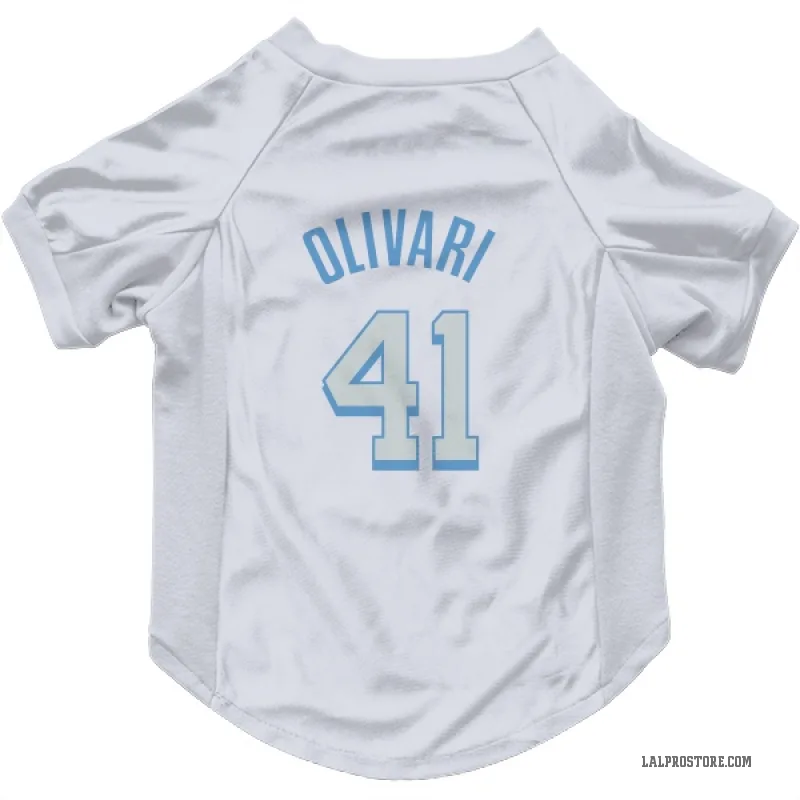 Quincy Olivari  White Los Angeles Lakers  Cat & Dog Pet Jersey