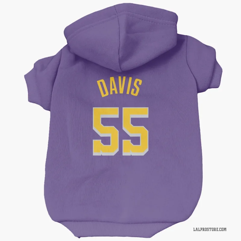 RJ Davis  Purple Los Angeles Lakers  Cat & Dog Pet Hoodie