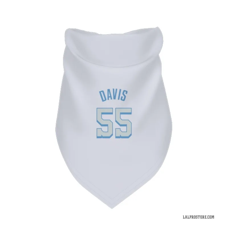 RJ Davis  White Los Angeles Lakers  Cat & Dog Pet Bandana