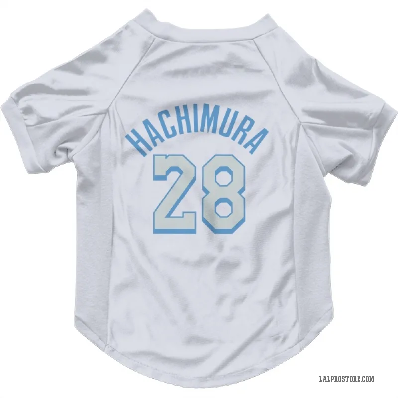 Rui Hachimura  White Los Angeles Lakers  Cat & Dog Pet Jersey