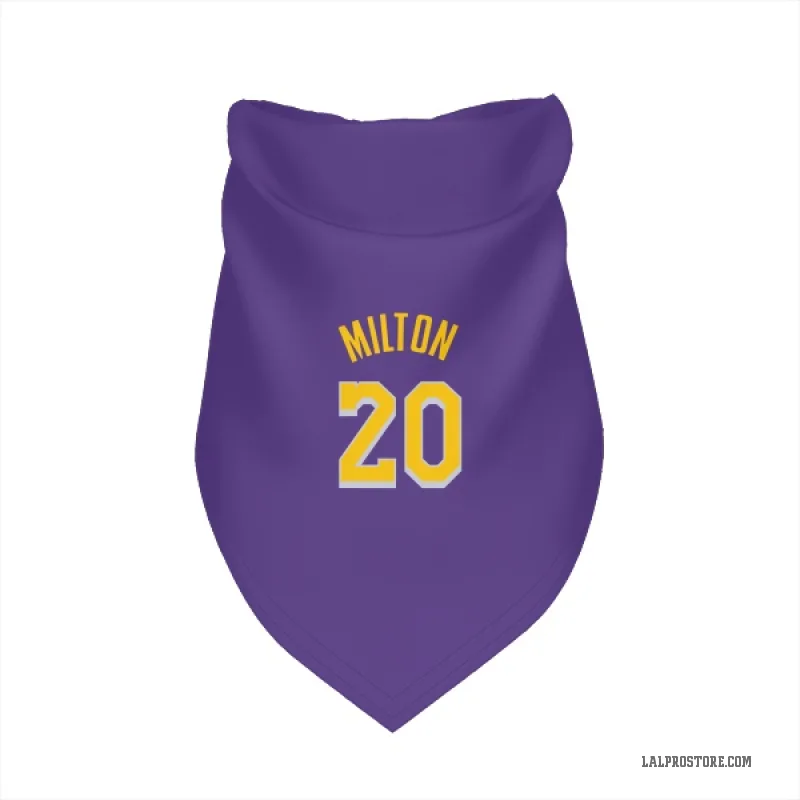 Shake Milton  Purple Los Angeles Lakers  Cat & Dog Pet Bandana