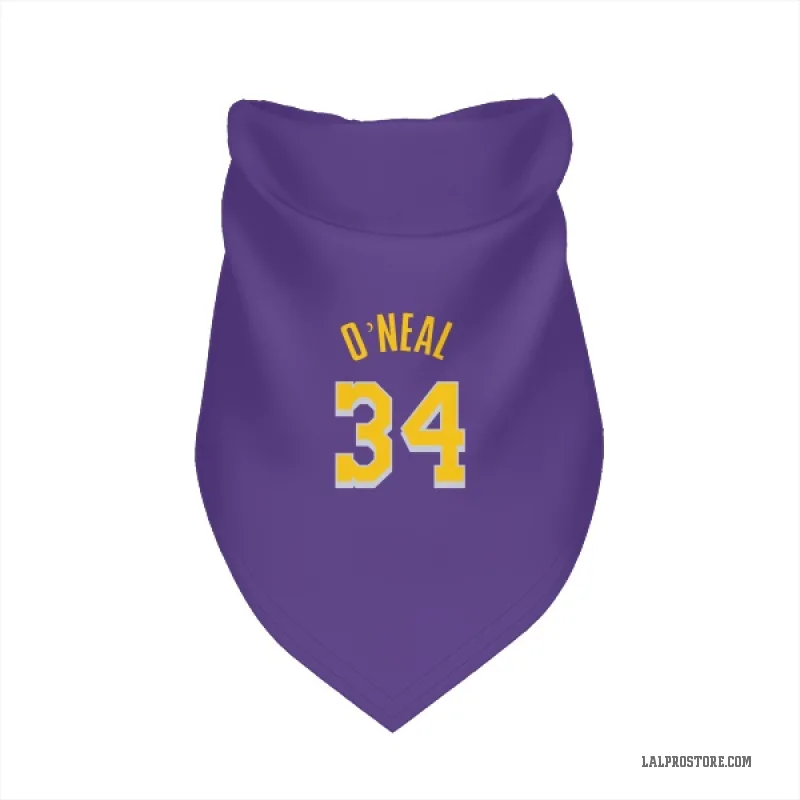Shaquille O'Neal  Purple Los Angeles Lakers  Cat & Dog Pet Bandana