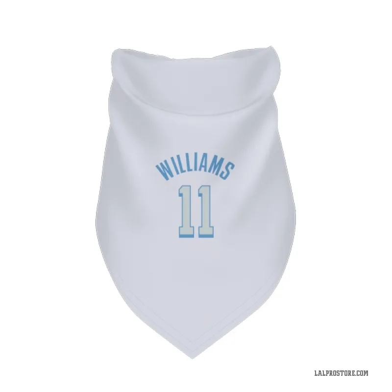 Ziaire Williams  White Los Angeles Lakers  Cat & Dog Pet Bandana